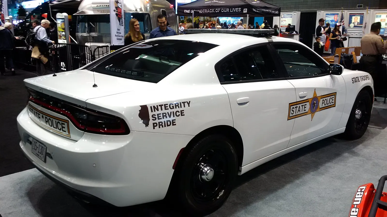 Illinois police squad car